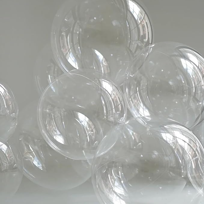 130pcs Clear Balloons Different Sizes 18" 12" 10" 5" Transparent Latex Balloon Garland Arch Kit for Birthday Baby Shower Graduation Wedding Gender Reveal Anniversary Party Decorations-HomvellaHome