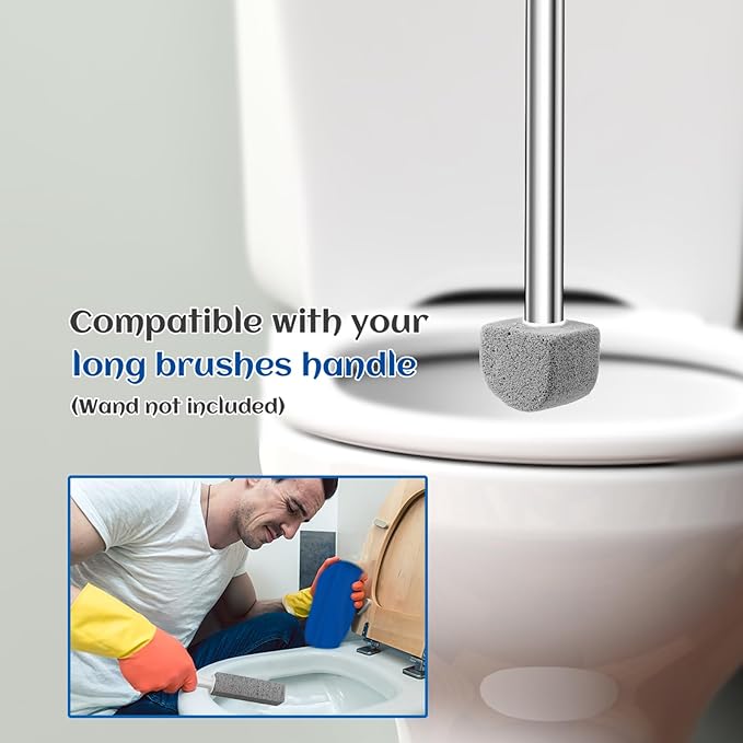 10 Packs Pumice Stone for Toilet Cleaning,Pumice Toilet Bowl Cleaning for Cleaning Toilet,Bathtubs,Kitchen Sink,Grill(Refill)-HomvellaHome