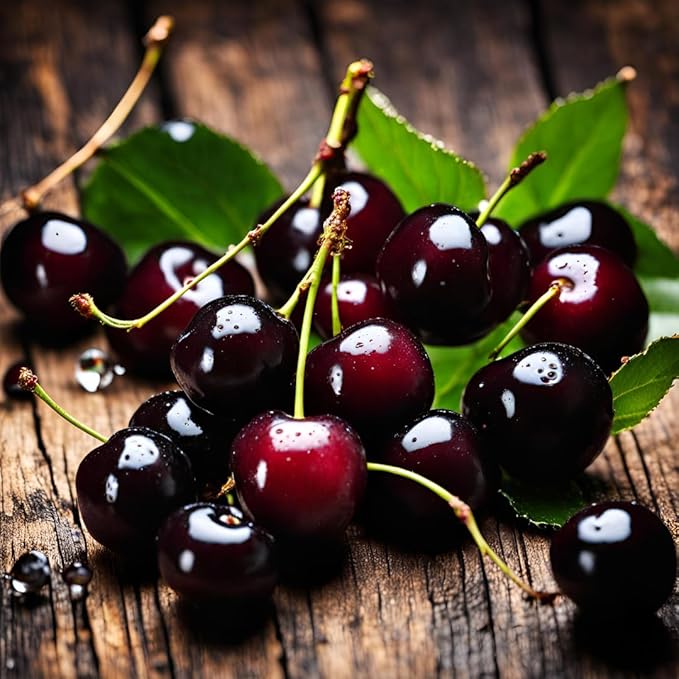 1OAK Soy Wax Scented Candles (Black Cherry) - Black Cherry Candle - Soy Candles for Home Scented - Long Burning Candles Premium - Hand-Poured (7oz.)-HomvellaHome