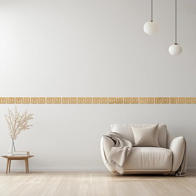 15 Pcs DIY Geometric Shape Acrylic Decorative Mirror Stickers Removable Adhesive Wall Mirror Décor for Living Room Home Background (Gold,3.15 * 7.87inches)-HomvellaHome