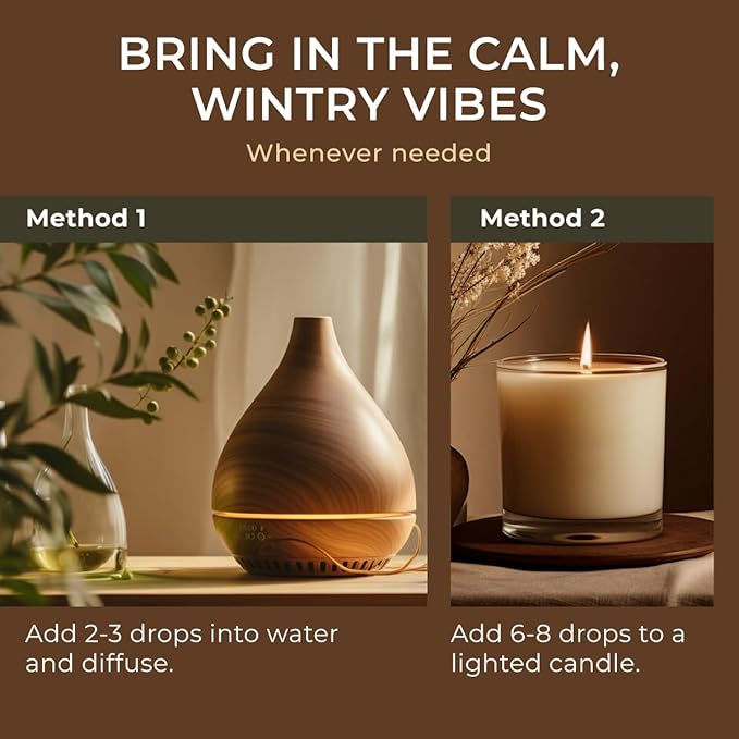 Gya Labs Wintergreen Essential Oil for Diffuser - 0.34 Fl Oz - 100% Pure Natural Wintergreen Oil for Skin, Hair, Massage & Candle Making Scent-HomvellaHome