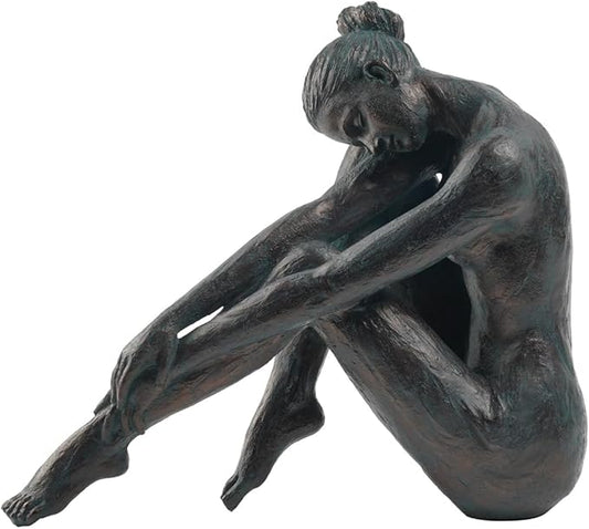 Guichifun Yoga Dancer Statue Home Decoration - Resin Bronze Sculpture Modern Creative Home Garden Statue Handicrafts Art Ware Home Décor Office Room or Outdoor Garden Gifts 10.25 x 4.25 x 8.75 Inch-HomvellaHome