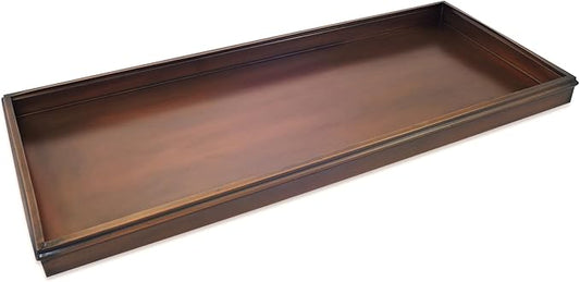Good Directions Large Boot Tray, Classic Multi-Purpose All Weather Decorative Boot Tray, Shoes, Plants, Garage, Patio Door, Pet Bowls, 34 inch Entry Indoor Shoe Tray, Brown Copper Finish-HomvellaHome