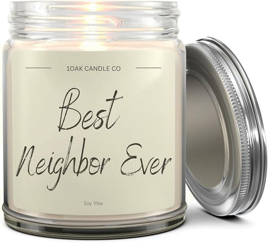 1OAK Vanilla Candle - Best Neighbor Gift for Christmas and Housewarming - Thank You Present for Women and Men-HomvellaHome