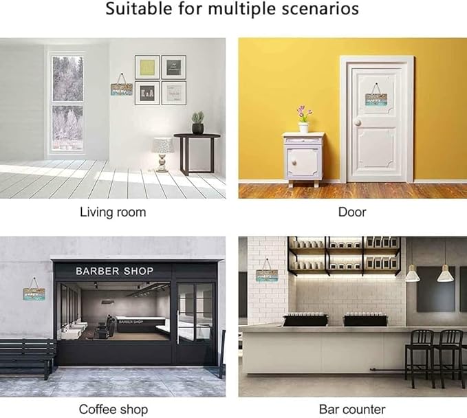 Gather Signs for Home Decor White, Rustic Farmhouse Dining Room Decor Wood Wall Hanging Plaque Gather Wall Decor for Living Room Kitchen Signs 6x18 Inch-HomvellaHome