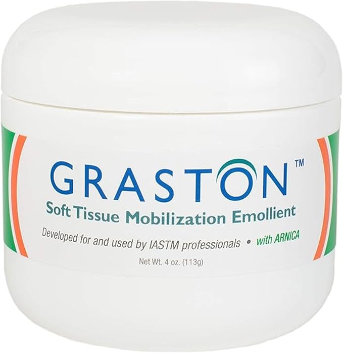 Graston Technique Arnica Soft Tissue Emollient - 4oz Jar Pro-Grade Therapy Cream for IASTM, Massage, Relief and Recovery, 1-Pack-HomvellaHome
