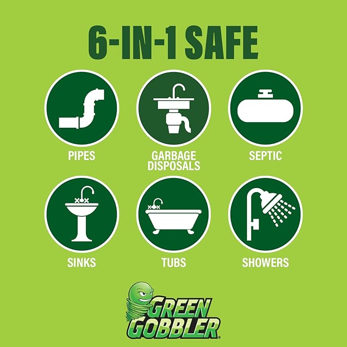 Green Gobbler Fruit Fly Goodbye Gel Drain Treatment | Killer Flies & Eliminator (1 Gallon)-HomvellaHome