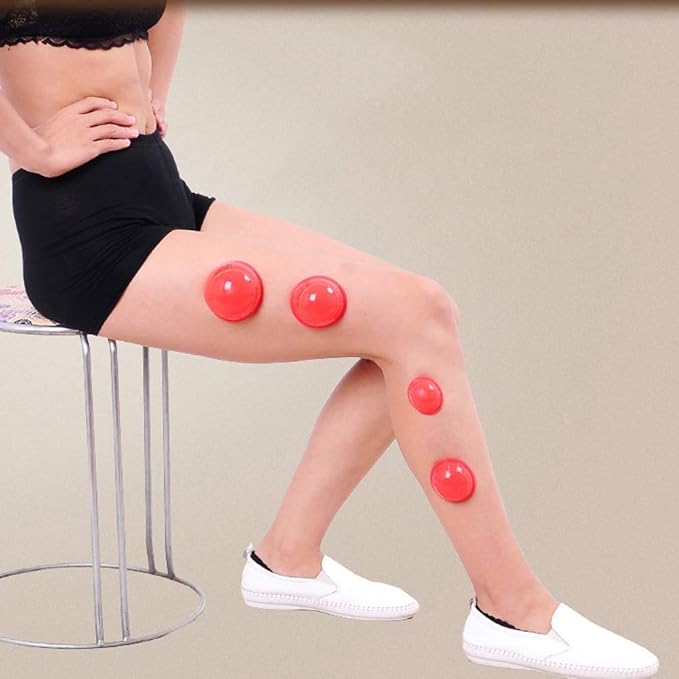 12 Pcs Silicone Massage Cupping Set Vacuum Cupping Cans Acupuncture Cupping Therapy Set Professional Body Massage Suction Cup Cupping Therapy Pain Relief Muscle Health Relaxation-HomvellaHome