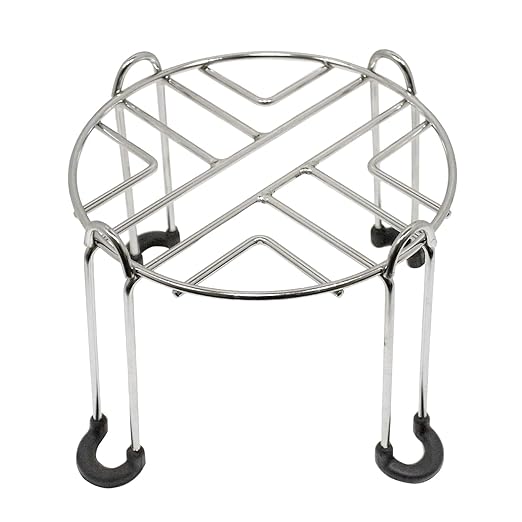 Gravity Water Filter System - 1.5 Gallons NSF Certified AISI 304 Stainless Steel Water Filter with 2 Smart (Black) Carbon Filter Elements & Free Stainless Steel Stand and Spigot (1.5G)-HomvellaHome