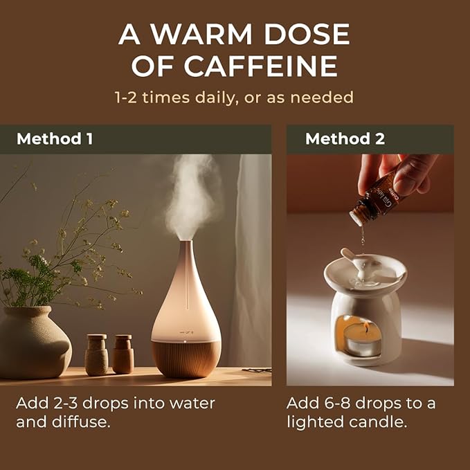 Gya Labs Coffee Essential Oil for Diffusers - 0.34 Fl Oz - 100% Pure Natural Coffee Oil for Hair, Skin, Aromatherapy Fragrance Bath Bombs, Spray & Candle Making Scent-HomvellaHome