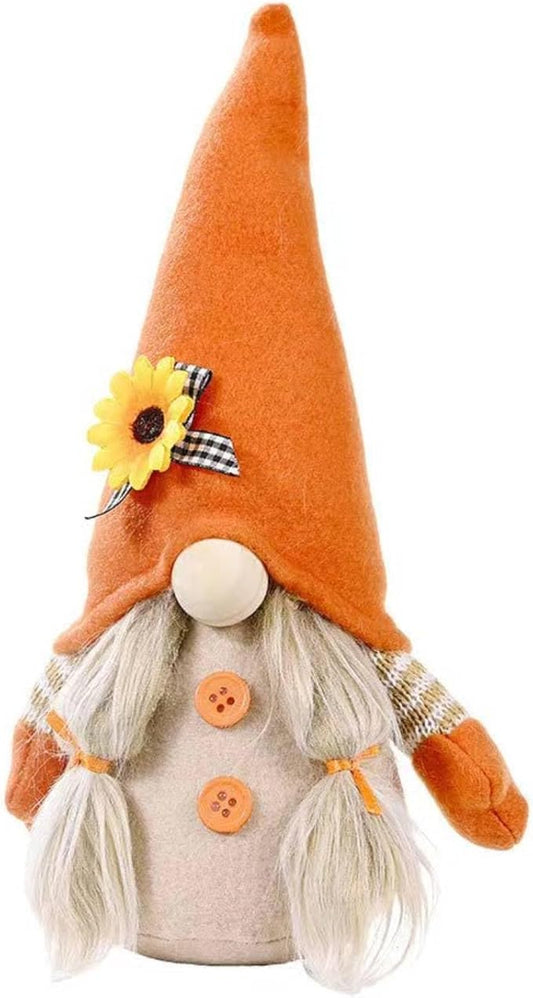 Gnomes Plush Decorations,Fall Decor Fall Gnome Plush Decoration for Home,Handmade Swedish Tomte Doll Mr and Mrs Scandinavian Gnomes,Fall Home Decor Thanksgiving Gnome Table Decorations,Girl-HomvellaHome