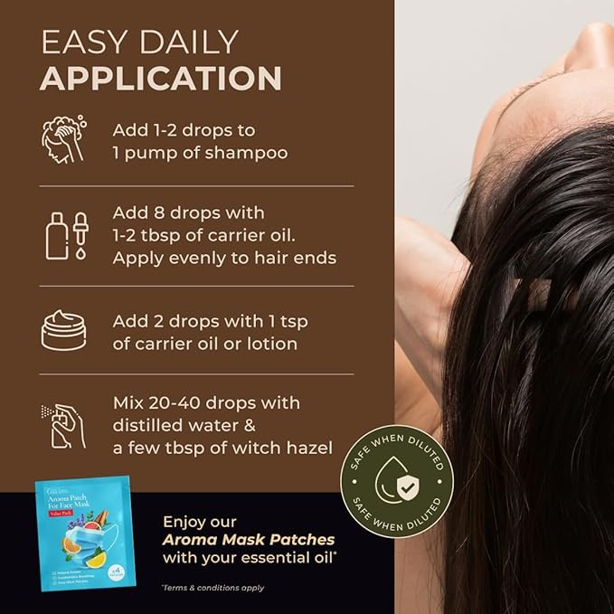 Gya Labs Peppermint Essential Oil for Diffuser & Hair - Huge 4 Fl Oz - 100% Pure Natural Peppermint Oil for Skin, Face, Body, Self-Care, Aromatherapy & Candle Making Scent-HomvellaHome