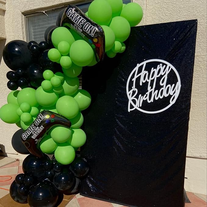 130pcs Lime Green Balloons Different Sizes 18" 12" 10" 5" Light Green Balloons for Birthday Dinosaur Baby Shower St. Patrick's Day Summer Jungle Forest Safari Party Decorations-HomvellaHome