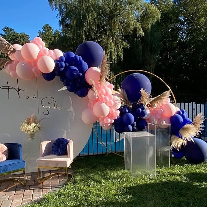 130pcs Navy Blue Balloons Different Sizes 18" 12" 10" 5" Dark Blue Balloons for Birthday Graduation Baby Shower Anniversary New Year Party Holiday Decorations-HomvellaHome