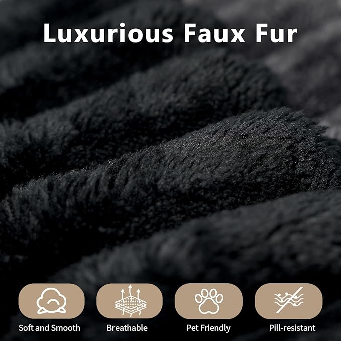 157.5" Cloud Couch Modular Sectional Sofa for Living Room,Modern Sofa with Deep Seat，4 Seater Boneless Couch,Comfy Upholstered Corduroy Couches for Apartment, Studio, Office,Bedroom，Black-HomvellaHome