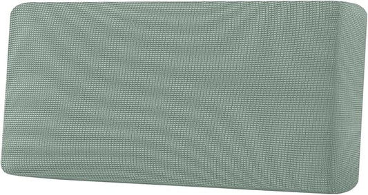 H.VERSAILTEX Super Stretch Individual Seat Cushion Covers Sofa Covers Couch Cushion Covers Slipcover Sets Thick Jacquard Textured Twill Fabric (1 Piece Sofa Cushion Cover, Sage)-HomvellaHome