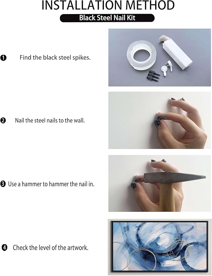 Abstract Wall Art DUNHUANG ART Framed Canvas Wall Art - Modern Wall Art Decor for Living Room, Bedroom, Office - Ready to Hang - Home Decoration 30"x60"-HomvellaHome