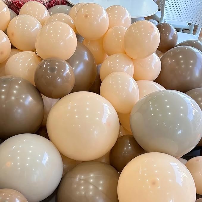 130pcs Pastel Orange Balloons Different Sizes 18" 12" 10" 5" Peach Latex Balloon Garland Arch Kit for Birthday Baby Shower Graduation Wedding Gender Reveal Party Decorations-HomvellaHome