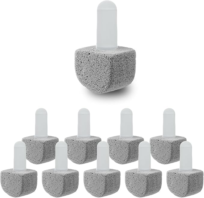 10 Packs Pumice Stone for Toilet Cleaning,Pumice Toilet Bowl Cleaning for Cleaning Toilet,Bathtubs,Kitchen Sink,Grill(Refill)-HomvellaHome