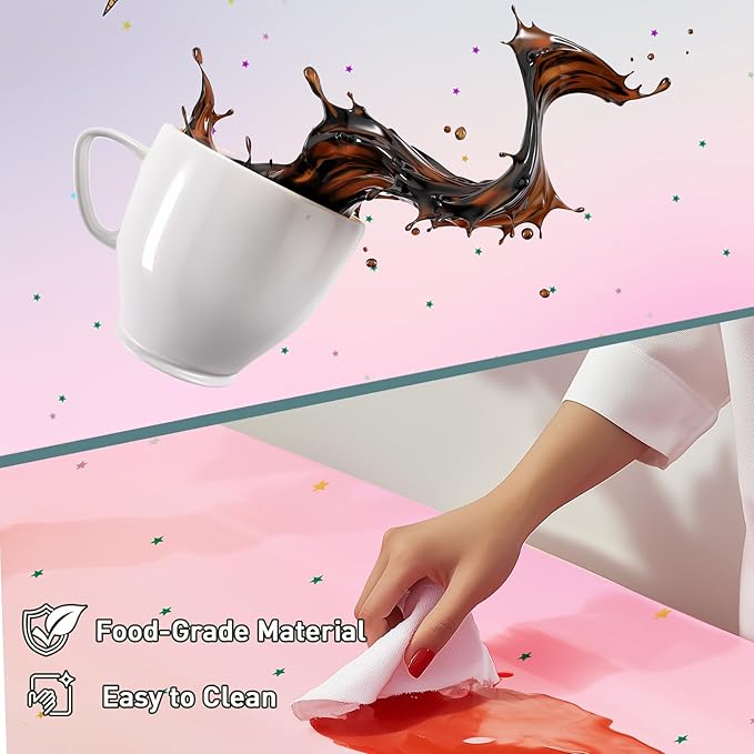 16Pcs Unicorn Tablecloths for Birthday Party, Unicorn Plastic Table Cover Disposable Party Table Cloths, unicórnio Festa Supplies for Baby Shower and Birthday Decoration for Girls (54'' x 108'')-HomvellaHome