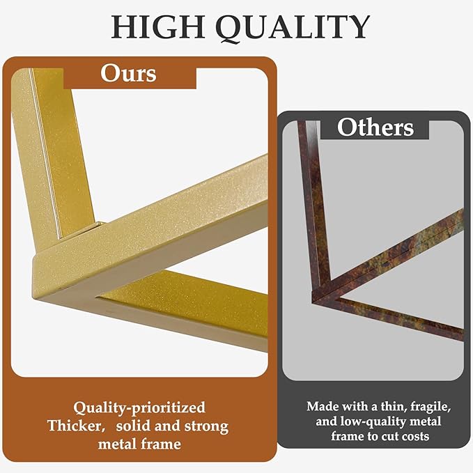 Gold Chandelier 4-Light, Farmhouse Pendant Light Fixture Adjustable Height, Modern Dining Room Light Fixture, Lantern Ceiling Hanging Lighting with Metal Cage for Kitchen Island Entryway Foyer-HomvellaHome