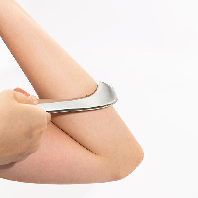 gua sha Tool gua sha Stainless Steel iastm Tool Gussha Massage Tool Muscle Scraping Tool for Soft Tissue Therapy and Reduce Arms,Back, Legs, Neck,Shoulder Muscle Pain(ms)…-HomvellaHome