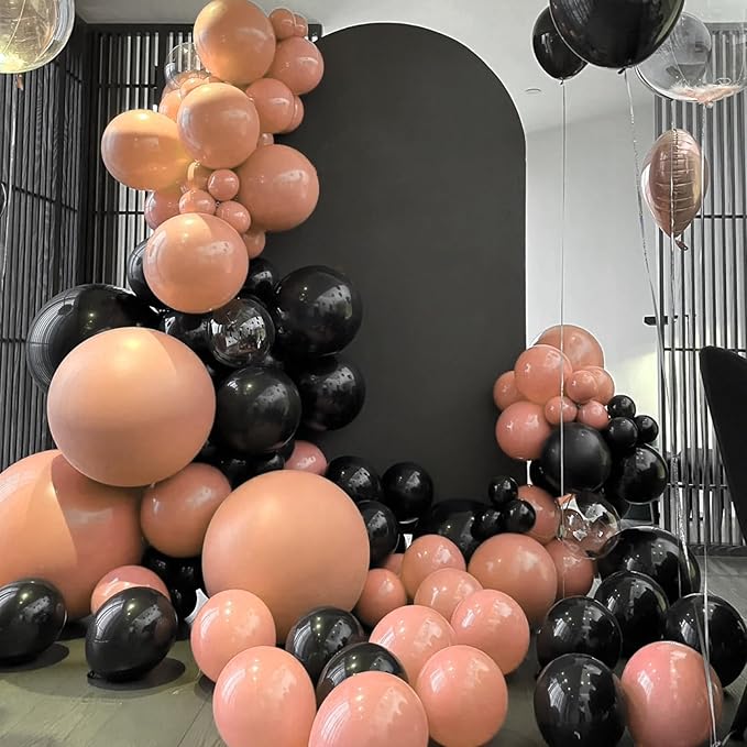 130pcs Peach Balloons Different Sizes 18" 12" 10" 5" Pastel Orange Latex Balloon Garland Arch Kit for Birthday Baby Shower Graduation Wedding Gender Reveal Anniversary Party Decorations-HomvellaHome