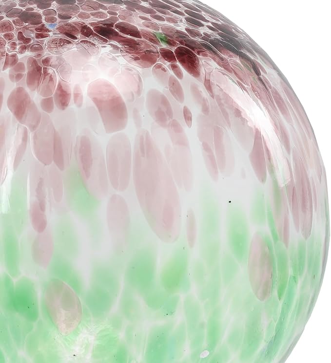 Gazing Ball 10 Inch Glass Reflective Garden Globe Outdoor Gazing Globe Sphere Yard Ornament for Garden Yard Home Outdoor Decoration Gift for Women (Green)-HomvellaHome