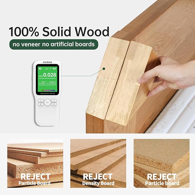 100% Solid Oak Wood Mini Coffee Table, Round Side Table w/Solid Wood Legs, Walnut Mid Century Coffee Table w/Sturdy Frame for Bedroom Balcony Living Room (29.53" D x 17.72" H)-HomvellaHome