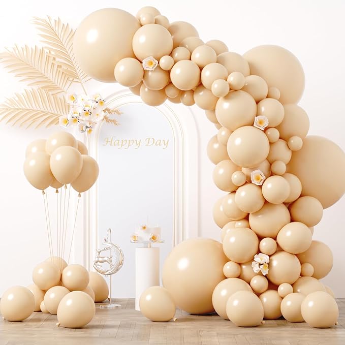 130pcs Blush Pink Balloons Different Sizes 18" 12" 10" 5" Boho Pink Latex Balloon Garland Arch Kit for Birthday Baby Shower Graduation Wedding Gender Reveal Party Decorations-HomvellaHome