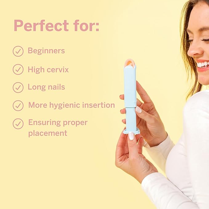 2 Menstrual Discs and Applicator Bundle - No Metals or Toxins - 100% Medical-Grade Silicone-Most Soft Reusable Period Disc - Inserts and Removes Like a Tampon - Capacity of 5 and 7 Tampons-HomvellaHome