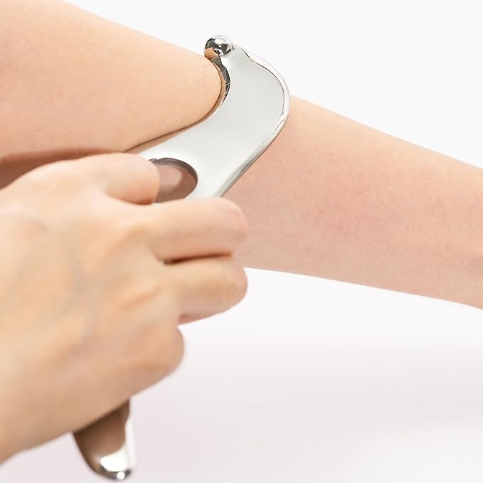 Gua sha Tool gua sha Stainless Steel iastm Tool Gussha Massage Tool Muscle Scraping Tool for Soft Tissue Therapy and Reduce Arms,Back, Legs, Neck Muscle Pain(zhisandong)………-HomvellaHome