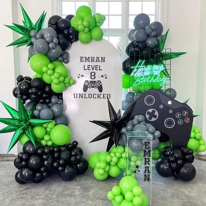 130pcs Lime Green Balloons Different Sizes 18" 12" 10" 5" Light Green Balloons for Birthday Dinosaur Baby Shower St. Patrick's Day Summer Jungle Forest Safari Party Decorations-HomvellaHome