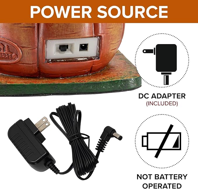 Gourd Gathering Ghouls Pumpkin Theme Spooky Halloween Village Porcelain Colorful LED Lights 7.75" x 6" x 5.75"-HomvellaHome