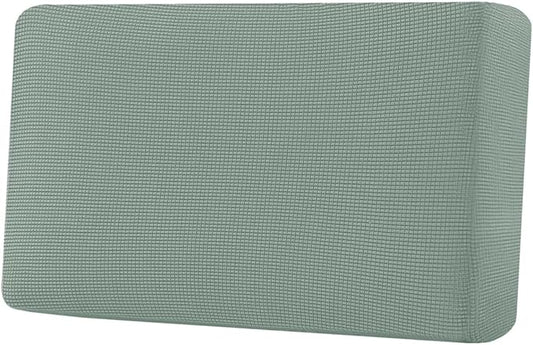 H.VERSAILTEX Super Stretch Individual Seat Cushion Covers Sofa Covers Couch Cushion Covers Slipcover Sets Thick Jacquard Textured Twill Fabric (1 Piece Loveseat Cushion Cover, Sage)-HomvellaHome