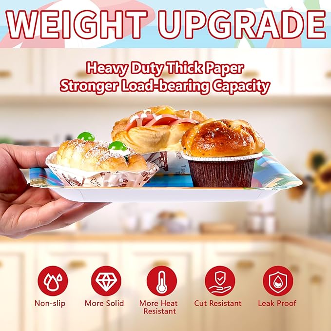 Grencian 200Pcs Beach Party Supplies Hello Summer Party Plates and Napkins Disposable Summer Pool Paper Tableware Set for Hawaiian Beach Pool Birthday Baby Showe Decorations, Serves 50-HomvellaHome