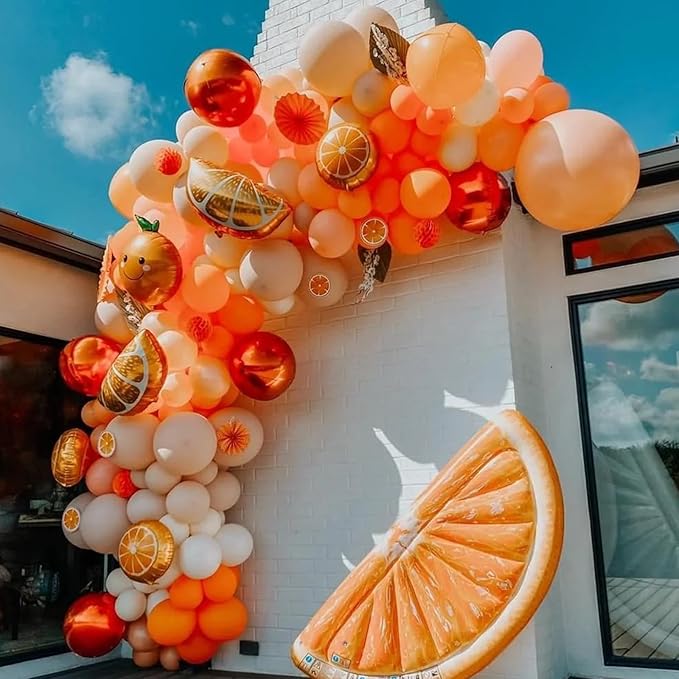 130pcs Burnt Orange Balloons Different Sizes 18" 12" 10" 5" Retro Orange Latex Balloon Garland Arch Kit for Birthday Baby Shower Graduation Wedding Anniversary Party Decorations-HomvellaHome