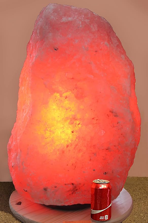Giant Natural Himalayan Crystal Rock Salt Lamp 250~280 lbs-HomvellaHome