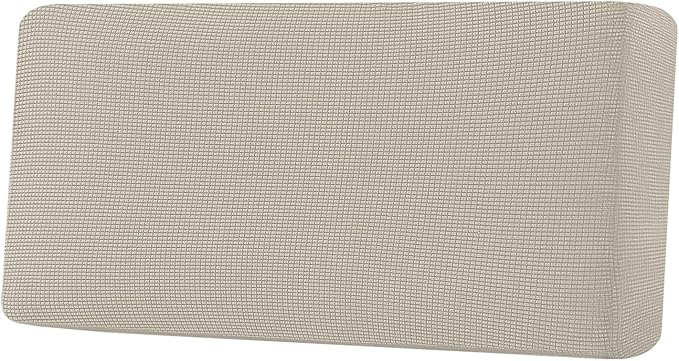H.VERSAILTEX Super Stretch Individual Seat Cushion Covers Sofa Covers Couch Cushion Covers Slipcover Sets Thick Jacquard Textured Twill Fabric (1 Piece Sofa Cushion Cover, Island Fossi)-HomvellaHome