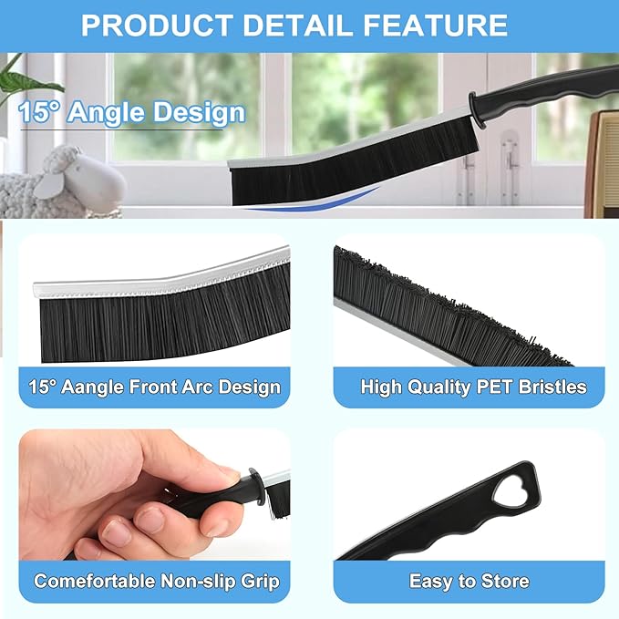 11Pcs Crevice Cleaning Brush Set, Hard Bristle Cleaning Supplies for Kitchen, Bathroom, Corner, Grout, Sink, Cup, Teapot, Bottle, Blender-HomvellaHome