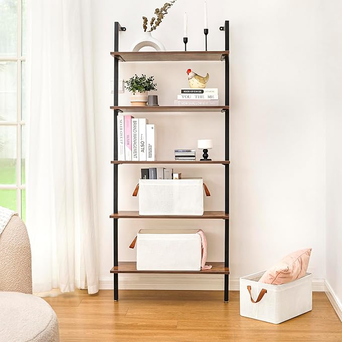 GRANNY SAYS Closet Storage Baskets, Collapsible Fabric Storage Bins with Metal Frame, Clothes Organizer Bins, Large Baskets for Shelves, Ivory, 4-Pack-HomvellaHome