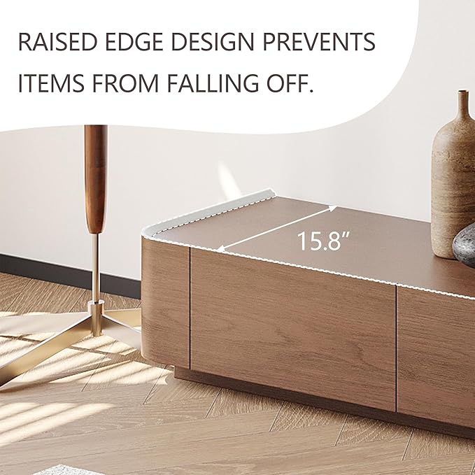 134" Farmhouse TV Unit - Large Wood Entertainment Center with Storage Drawers for 75"+ TVs, Home Office Floor Console-HomvellaHome