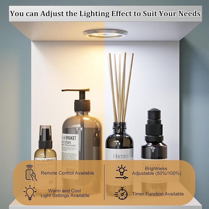 Versatile 7 Tier Shelf Unit 6.4Ft Lack Wall Shelf Unit with LED Floating Wall Shelf Unit Wall Mount Vertical Shelving for Storage Space Saving Organizer for Bedroom Living Room Office Display Decor-HomvellaHome