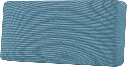 H.VERSAILTEX Super Stretch Individual Seat Cushion Covers Sofa Covers Couch Cushion Covers Slipcover Sets Thick Jacquard Textured Twill Fabric (1 Piece Sofa Cushion Cover, Storm Blue)-HomvellaHome