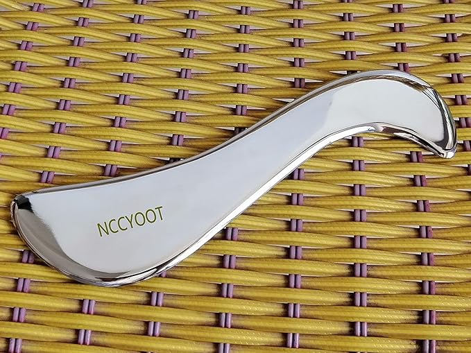 Gua sha Tool gua sha Stainless Steel iastm Tool Gussha Massage Tool Muscle Scraping Tool for Soft Tissue Therapy and Reduce Arms,Back, Legs, Neck Muscle Pain(XSS)………-HomvellaHome
