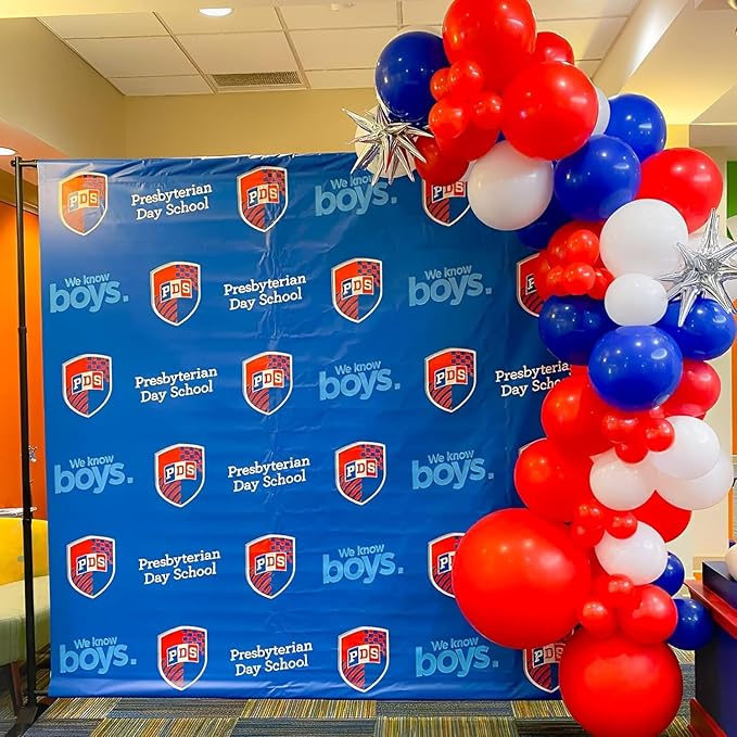 130pcs Red White Blue Balloons Different Sizes 18" 12" 10" 5" Party Latex Balloons for Birthday Graduation 4th of July Independence Day Anniversary New Year Holiday Party Decorations-HomvellaHome