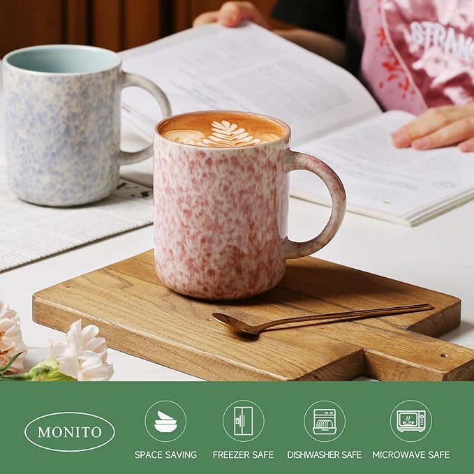 17 OZ Coffee Mugs Set of 6, Modern Mugs Set with handle for Tea/Latte/Cappuccino/Milk/Cocoa.-HomvellaHome