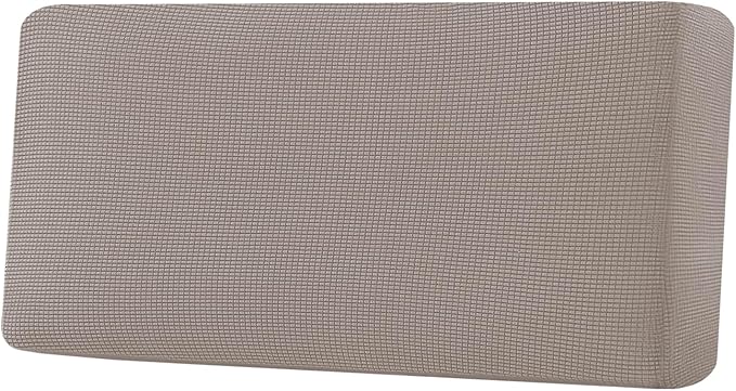 H.VERSAILTEX Super Stretch Individual Seat Cushion Covers Sofa Covers Couch Cushion Covers Slipcover Sets Thick Jacquard Textured Twill Fabric (1 Piece Sofa Cushion Cover, Taupe)-HomvellaHome
