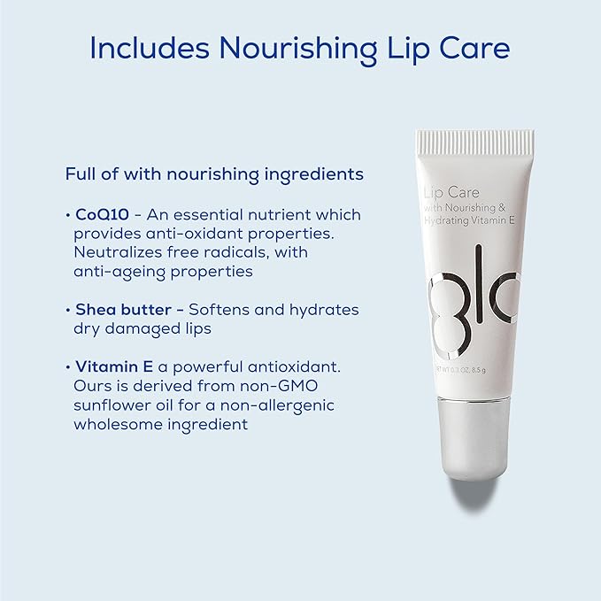 GLO Science Teeth Whitening Gel – 6% Hydrogen Peroxide – Clinically Proven, Fast & Safe for Sensitive Teeth – Includes 10 Gel Vials & 1 Lip Care-HomvellaHome