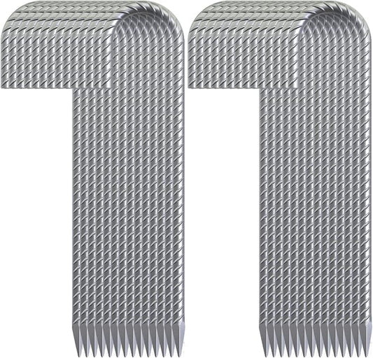 16 Inch 28 Pack Rebar Stakes, 3/8" Diameter J Hook Steel Ground Anchor Stakes, Heavy Duty Galvanized Tent Stakes, Metal Fence Stakes for Outdoor Decoration Yard Inflatables Gardening-HomvellaHome